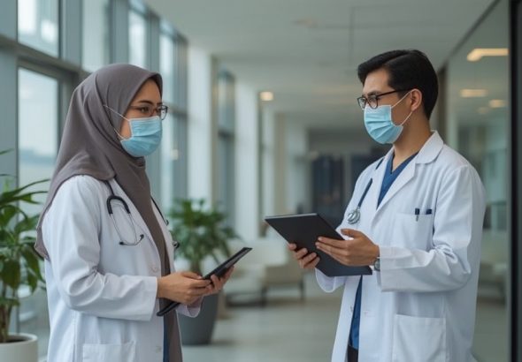 Lucid_Realism_Gambar_realistis_dari_Profesi_Medis_Potret_Dunia_0