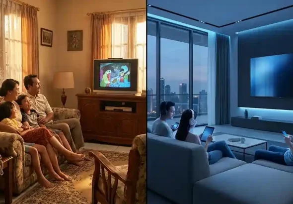 televisi vs streaming