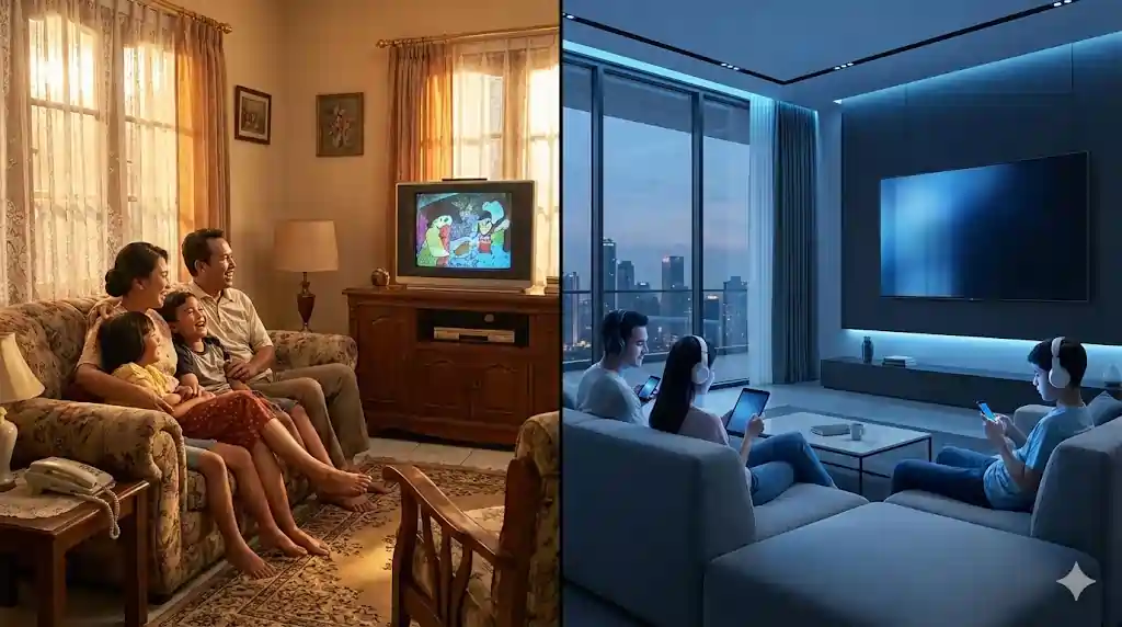 televisi vs streaming
